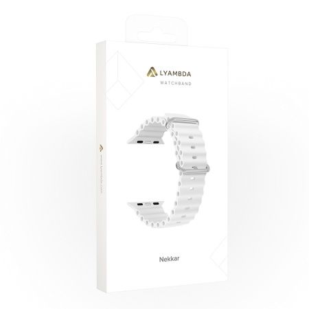Lyambda ремешок Nekkar 46/49 мм (белый) DSJ-39-44-WT