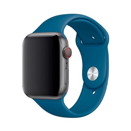 Apple ремешок Sport Band 46/49 мм (синий) MTPR2ZM/A