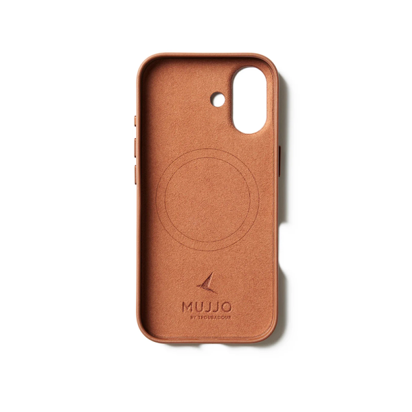 Mujjo чехол для iPhone 17 Full Leather Case MagSafe (коричневый) MUJJO-CL-060-TN