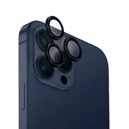 Green Lion стекло для камеры iPhone 15 Pro/15 Pro Max (черный) GNCMLP15PMBK