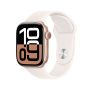 Apple Watch 10 42mm, алюминий, розовый, спортивный розовый ремешок S/M