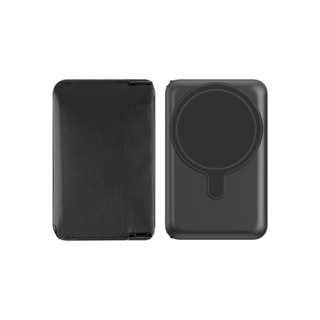 EnergEA внешний аккумулятор MagSafe MagWallet Cash 20W 10000mAh + бумажник (черный) MW-CASH-10K